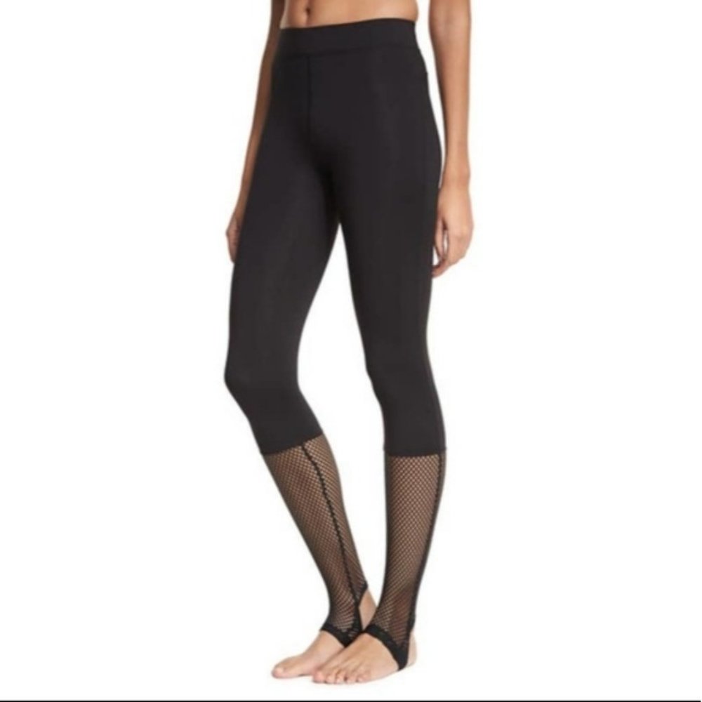 Koral Vertex Mesh Bottom Stirrup Legging Black Small